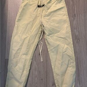 Essentials Cream Sweatpants Relaxed Fit Joggers